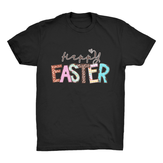 Happy Easter Organic Adult T-Shirt - DirectlyPersonalised