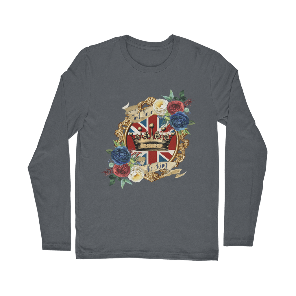 GOD SAVE THE KING Classic Long Sleeve T-Shirt - DirectlyPersonalised