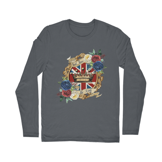GOD SAVE THE KING Classic Long Sleeve T-Shirt - DirectlyPersonalised