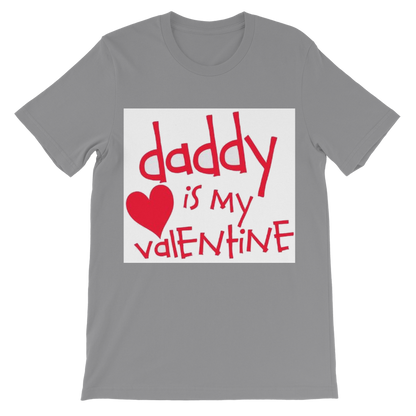 Daddy's my Valentine Classic Kids T-Shirt - DirectlyPersonalised
