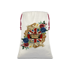 GOD SAVE THE KING Sublimation Linen Drawstring Sack