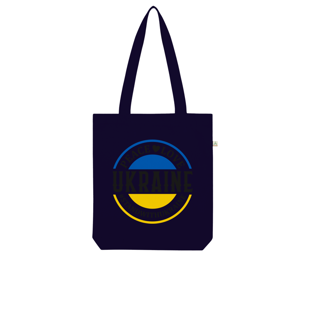 STAND WITH UKRAINE Organic Tote Bag - DirectlyPersonalised