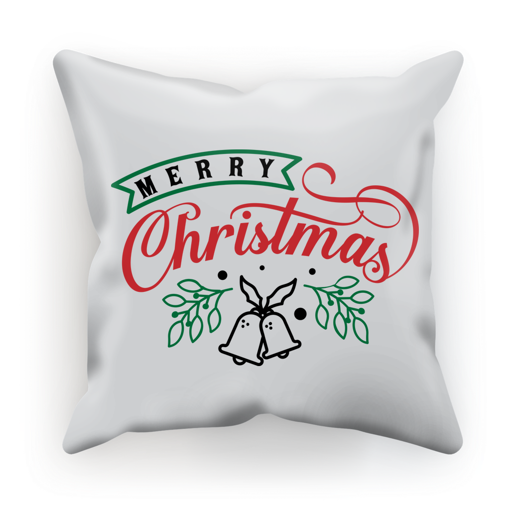 Merry Christmas Sublimation Cushion Cover - DirectlyPersonalised