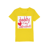 Daddy's my Valentine Organic Jersey Kids T-Shirt