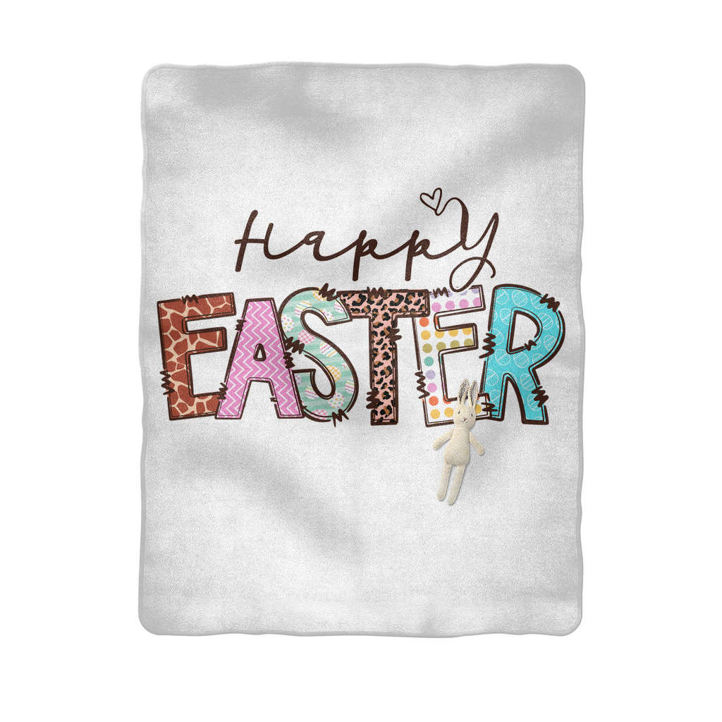 Happy Easter Sublimation Baby Blanket - DirectlyPersonalised