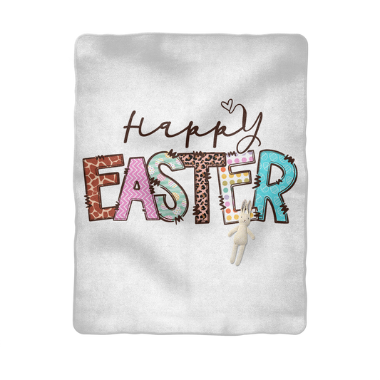Happy Easter Sublimation Baby Blanket - DirectlyPersonalised