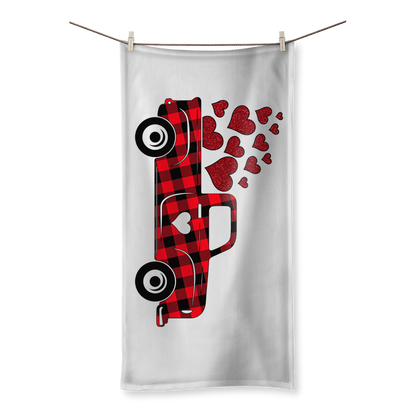 Love Truck Sublimation All Over Towel - DirectlyPersonalised