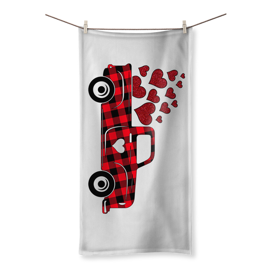 Love Truck Sublimation All Over Towel - DirectlyPersonalised