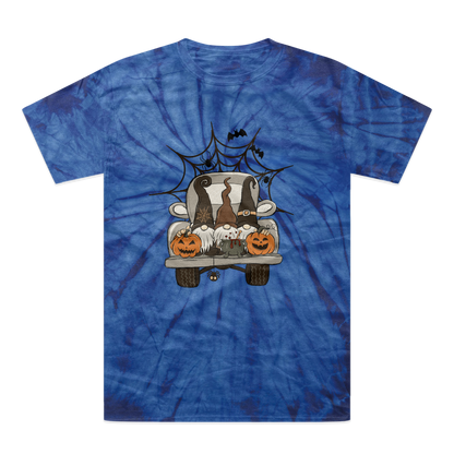 LETS GET SPOOKY Tonal Spider Tie-Dye T-Shirt - DirectlyPersonalised