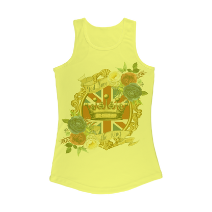 GOD SAVE THE KING Women Performance Tank Top - DirectlyPersonalised