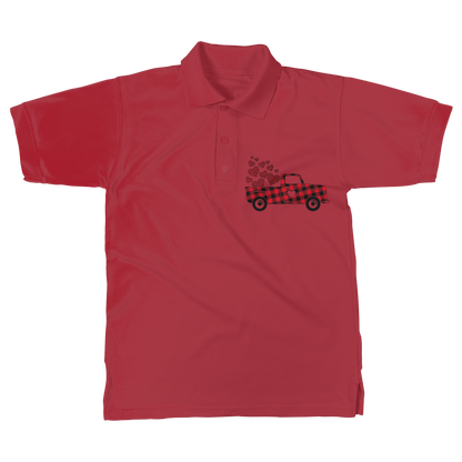 Love Truck Classic Adult Polo Shirt - DirectlyPersonalised