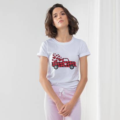 Love Truck Women's Long Pant Pyjama Set - DirectlyPersonalised
