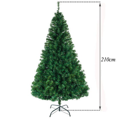 7ft 1100 Branch Christmas Tree - Decorative Christmas Tree 210cm - DirectlyPersonalised