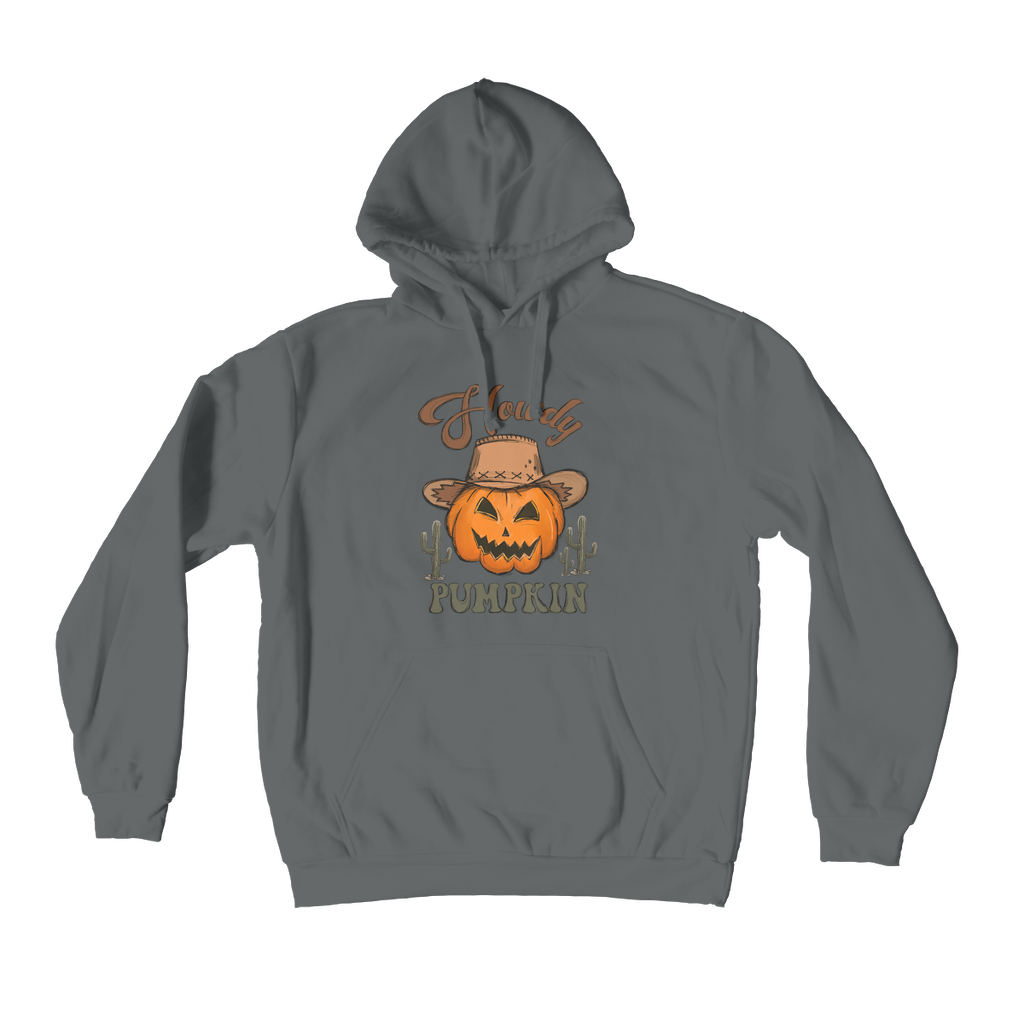 HOWDY PUMPKIN Premium Adult Hoodie - DirectlyPersonalised