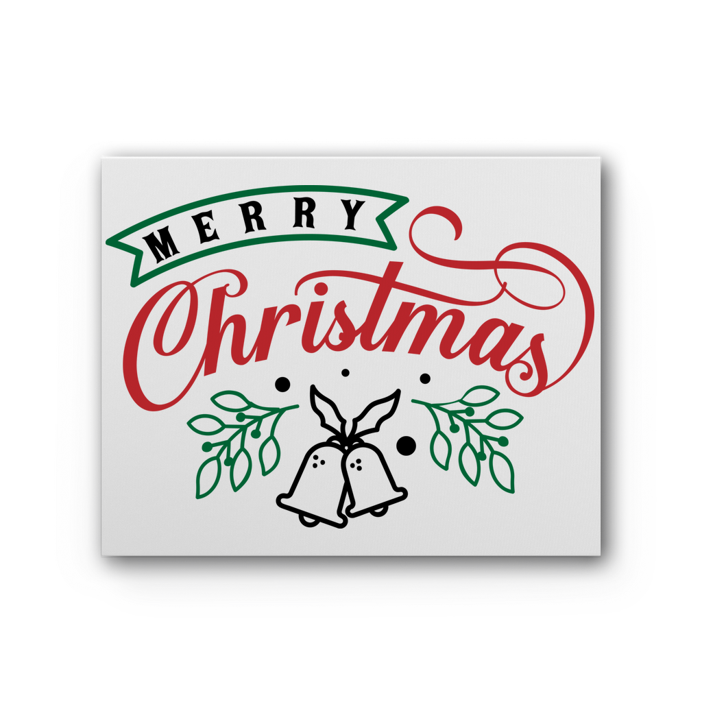 Merry Christmas Premium Stretched Canvas - DirectlyPersonalised
