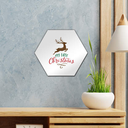 My First Christmas Colour Wall Tile - DirectlyPersonalised
