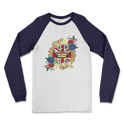 GOD SAVE THE KING Classic Raglan Long Sleeve Shirt - DirectlyPersonalised