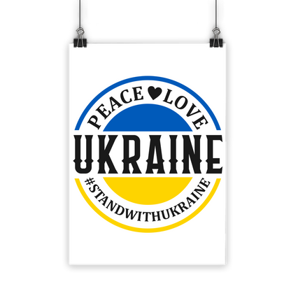 STAND WITH UKRAINE Classic Poster - DirectlyPersonalised