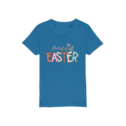 Happy Easter Organic Jersey Kids T-Shirt - DirectlyPersonalised