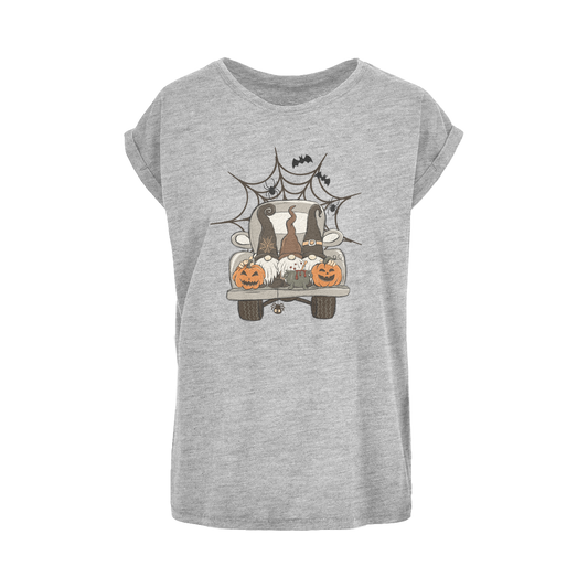 LETS GET SPOOKY Women's Extended Shoulder T-Shirt XS-5XL - DirectlyPersonalised
