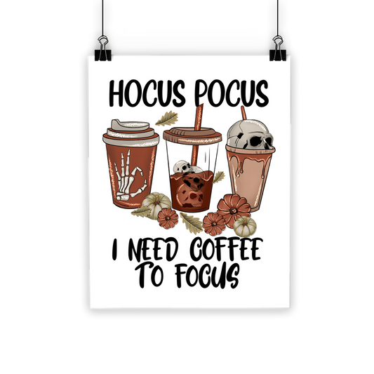HOCUS POCUS -COFFEE DESIGN Classic Poster - DirectlyPersonalised