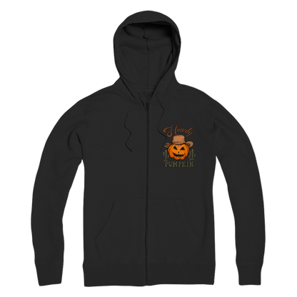 HOWDY PUMPKIN Premium Adult Zip Hoodie - DirectlyPersonalised