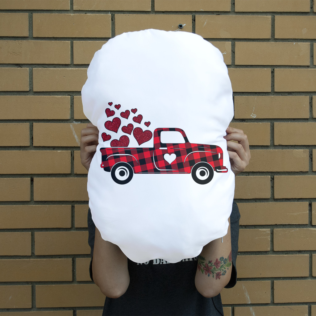 Love Truck Giant Face Cushion - DirectlyPersonalised