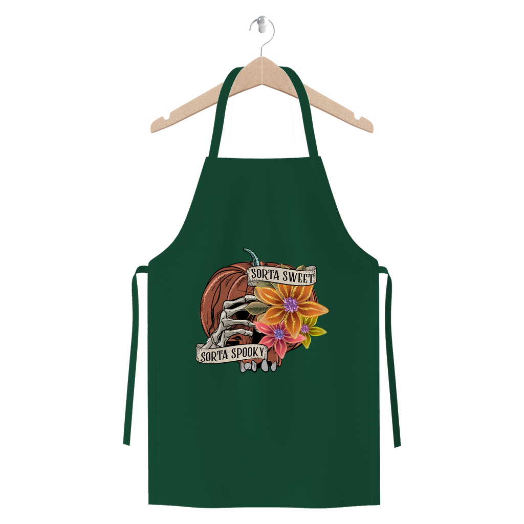 SORTA SWEET - SORTA SPOOKY Premium Jersey Apron - DirectlyPersonalised