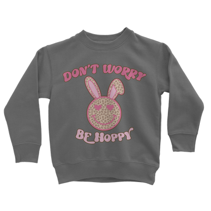 Don't worry be 'happy' Classic Kids Sweatshirt - DirectlyPersonalised