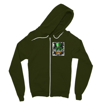 St Patricks Day Classic Adult Zip Hoodie - DirectlyPersonalised