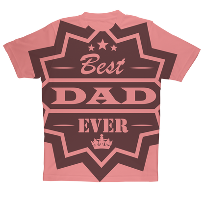 Best Dad Ever Sublimation Performance Adult T-Shirt - DirectlyPersonalised