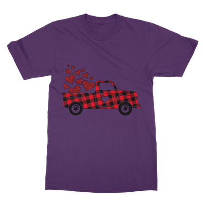 Love Truck Classic Heavy Cotton Adult T-Shirt - DirectlyPersonalised