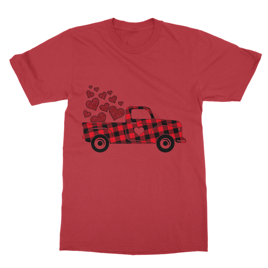 Love Truck Classic Heavy Cotton Adult T-Shirt - DirectlyPersonalised