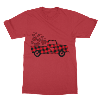 Love Truck Classic Heavy Cotton Adult T-Shirt - DirectlyPersonalised