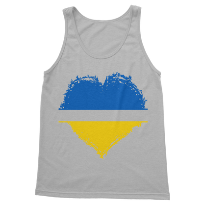 HEARTS WITH UKRAINE Classic Adult Vest Top - DirectlyPersonalised