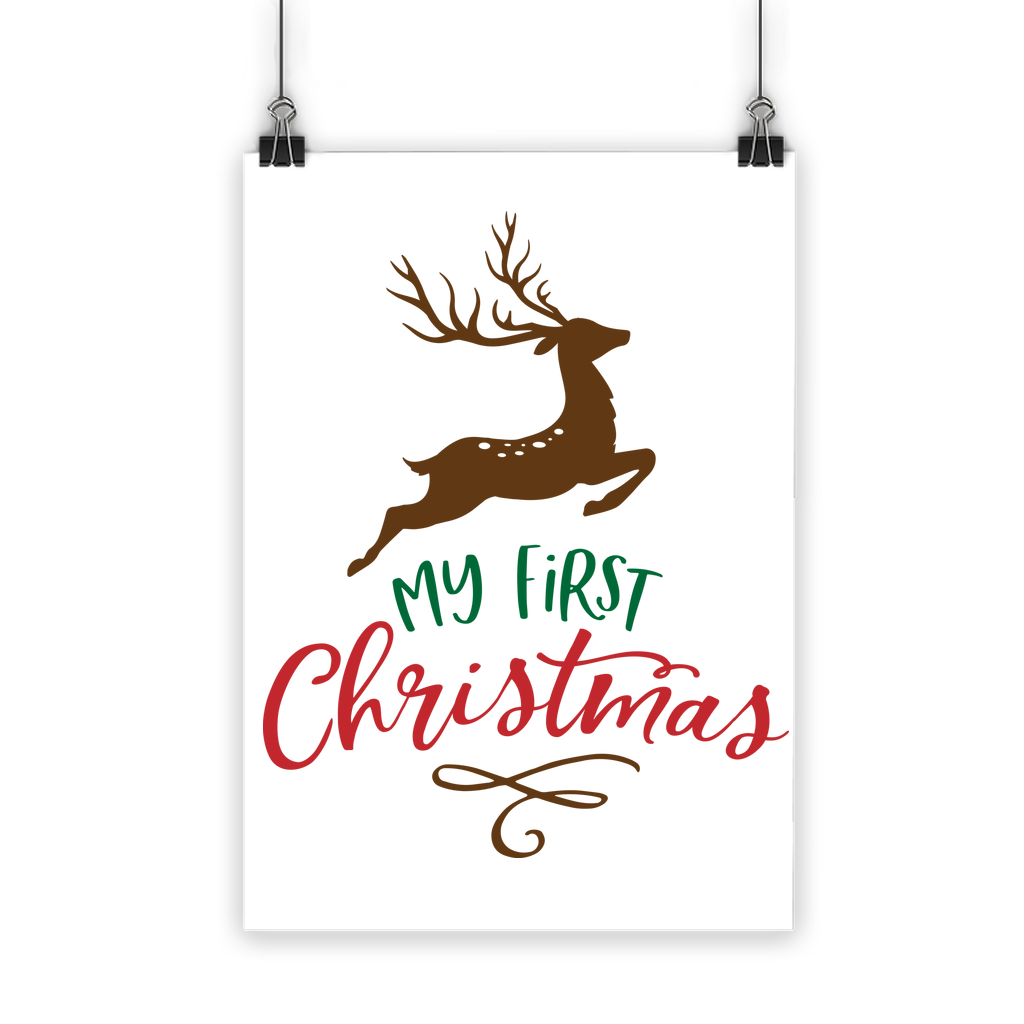 My First Christmas Colour Classic Poster - DirectlyPersonalised