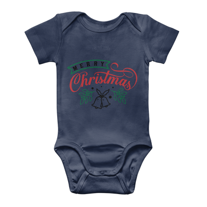 Merry Christmas Classic Baby Onesie Bodysuit