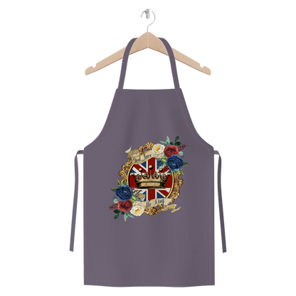 GOD SAVE THE KING Premium Jersey Apron - DirectlyPersonalised