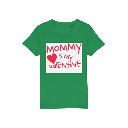 Mummys Valentine Organic Jersey Kids T-Shirt - DirectlyPersonalised