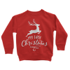 My First Christmas White Classic Kids Sweatshirt