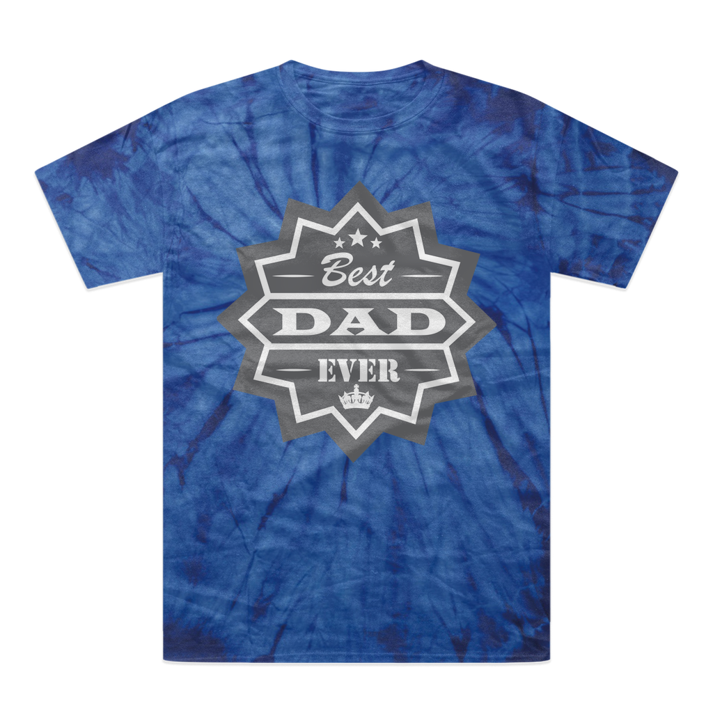 Best Dad Ever Tonal Spider Tie-Dye T-Shirt - DirectlyPersonalised