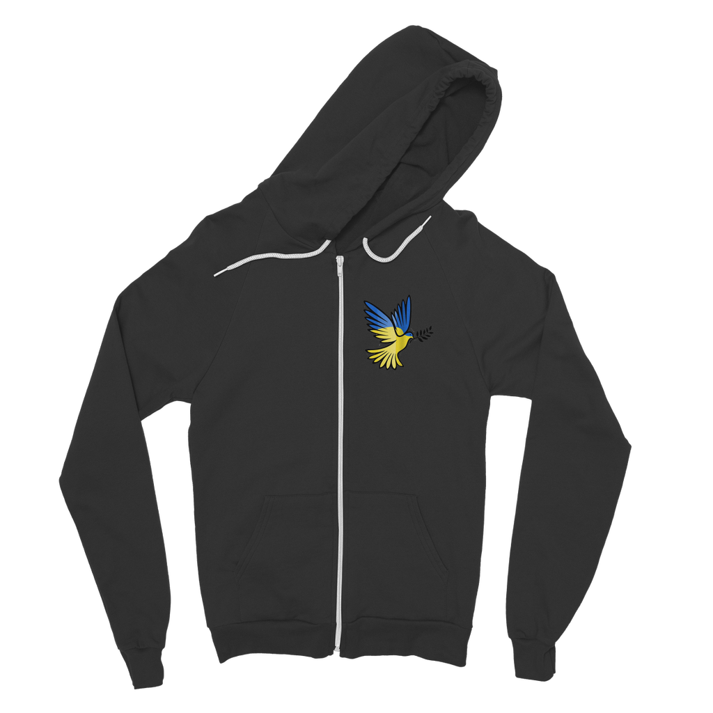 SUPPORT FOR UKRAINE Classic Adult Zip Hoodie - DirectlyPersonalised