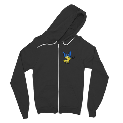 SUPPORT FOR UKRAINE Classic Adult Zip Hoodie - DirectlyPersonalised