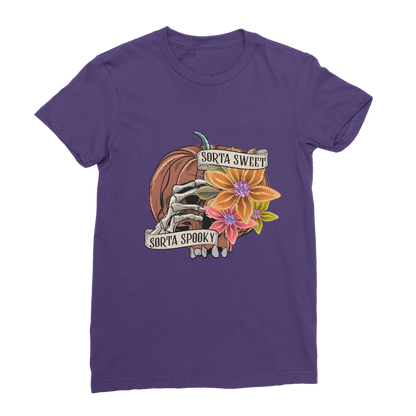 SORTA SWEET - SORTA SPOOKY Premium Jersey Women's T-Shirt - DirectlyPersonalised