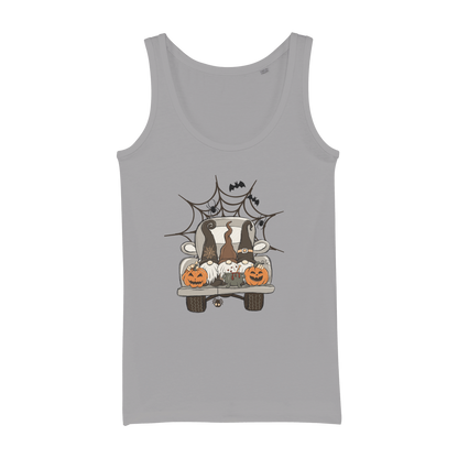 LETS GET SPOOKY Organic Jersey Womens Tank Top - DirectlyPersonalised