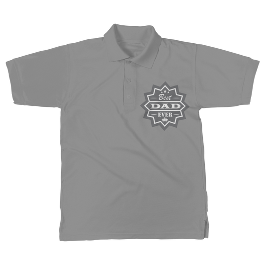 Best Dad Ever Classic Adult Polo Shirt - DirectlyPersonalised