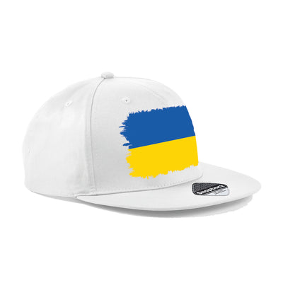 Ukraine Support - Baseball Cap Ukraine Design with Blue and Yellow Flag