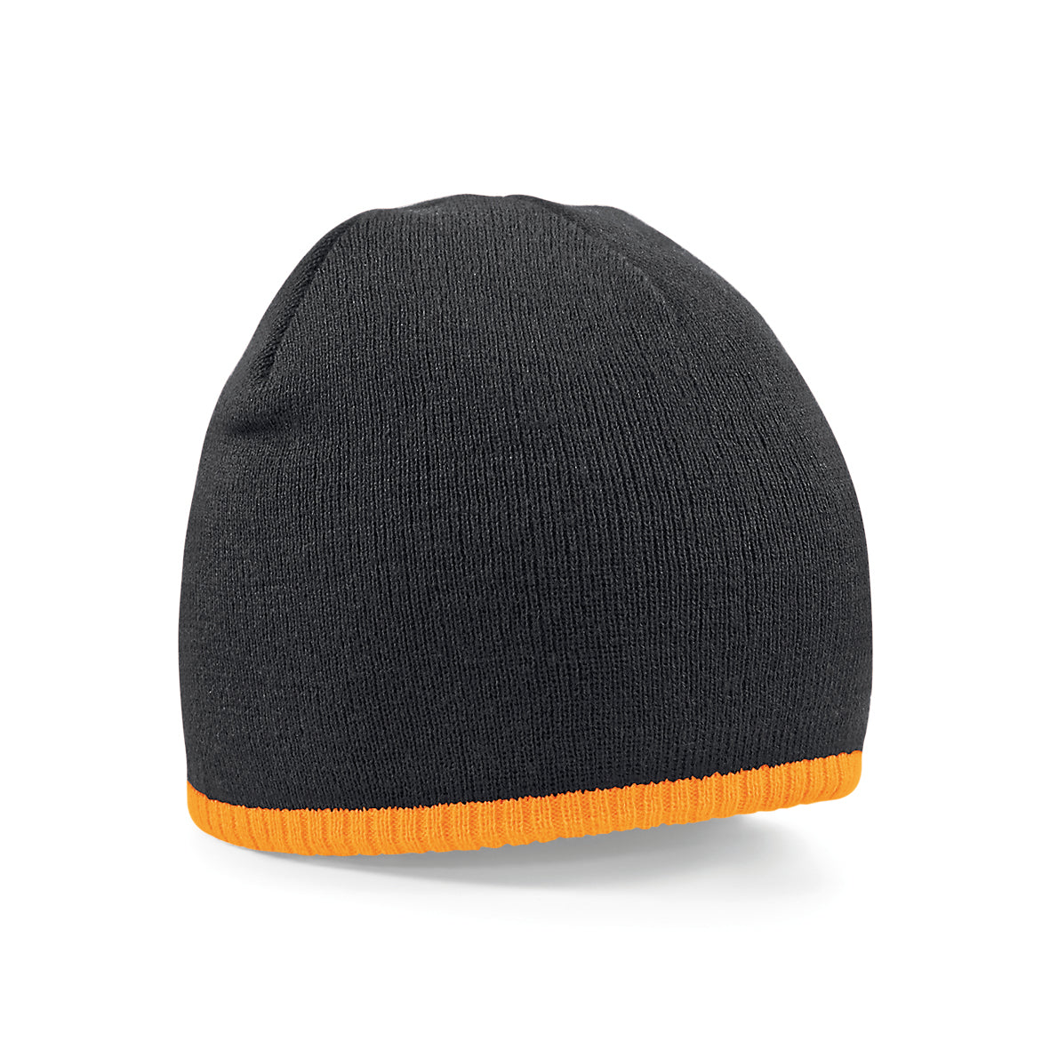 2 Tone Beanie- Contrast Colour Beanie - Pull-on Beanie - Available for Embroidery