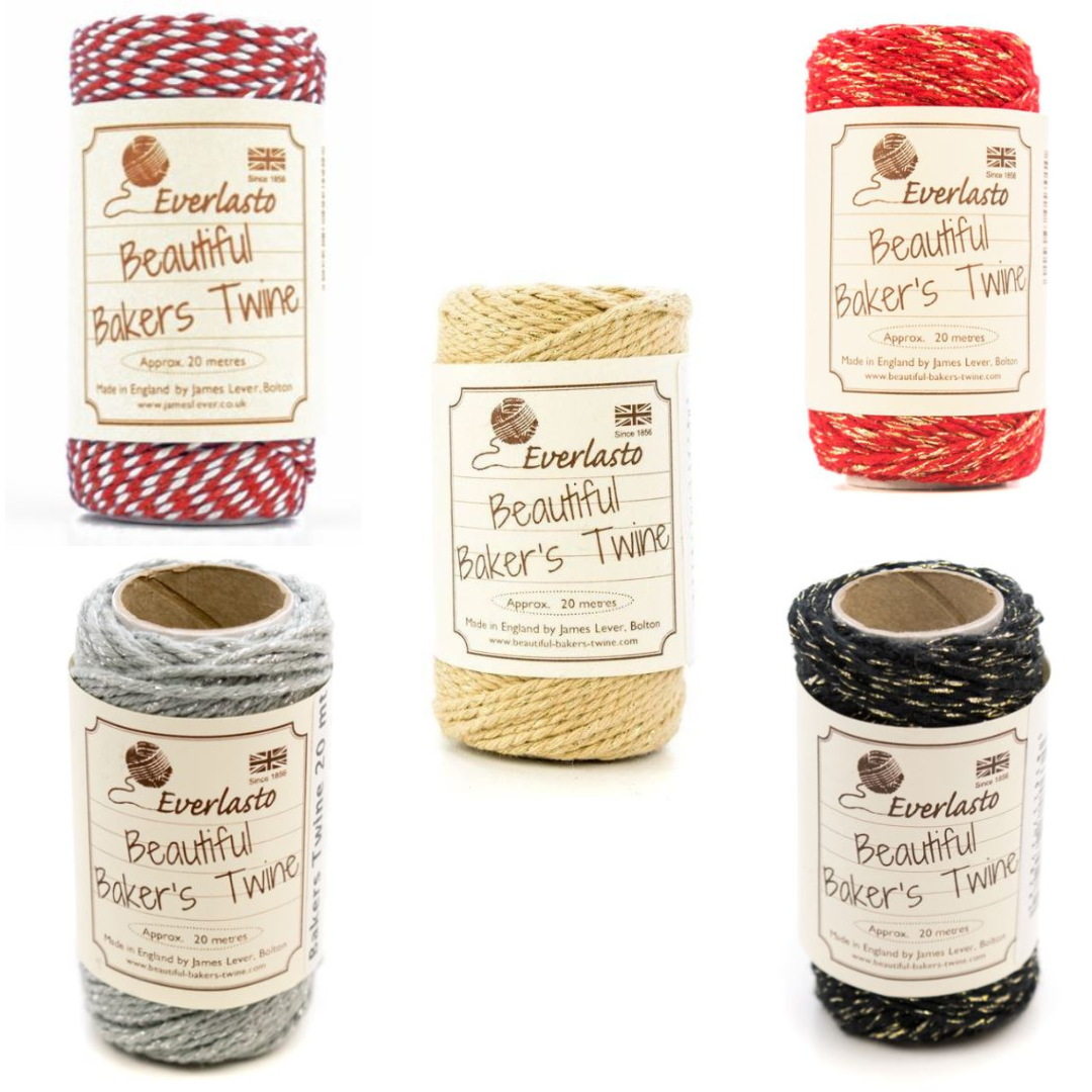 Bakers Twine-Multiple Colours-20mts-Christmas Packaging/ Gift Wrapping