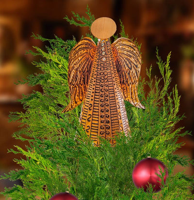 Metal Embossing Kit - Copper Angel Christmas Tree Topper